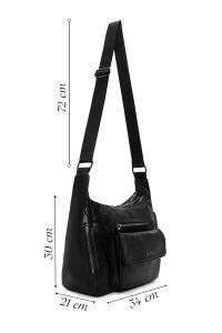 کیف کراس بادی زنانه مشکی بلند دری مد