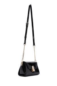 کیف کراس بادی زنانه مشکی بلند روگان مینی دری مد