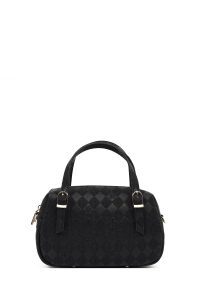 کیف کراس بادی زنانه مشکی بلند طرح‌دار دری مد