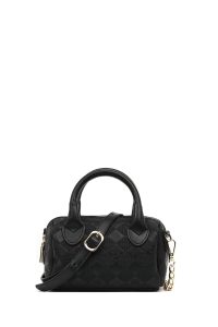 کیف کراس بادی زنانه مشکی بلند طرح‌دار مینی دری مد