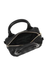 کیف کراس بادی زنانه مشکی بلند طرح‌دار مینی دری مد