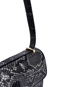 کیف کراس بادی زنانه مشکی بلند طرح‌دار دری مد