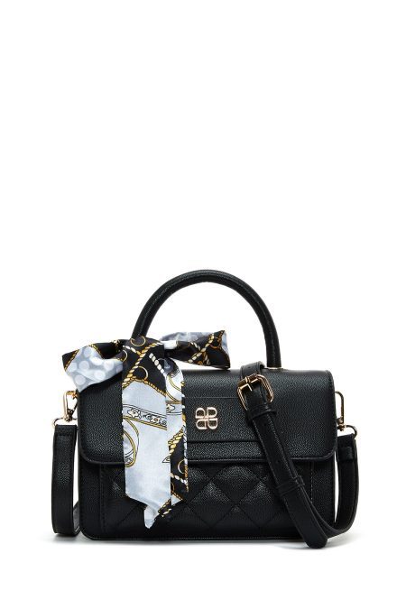 کیف کراس بادی زنانه مشکی بلند لحافی مینی دری مد