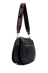 کیف کراس بادی زنانه مشکی بلند نوبوک کراس‌بادی دری مد