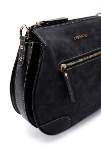 کیف کراس بادی زنانه مشکی بلند نوبوک کراس‌بادی دری مد