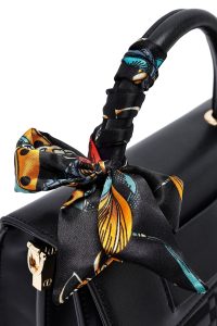 کیف کراس بادی زنانه مشکی بلند چاپی دری مد