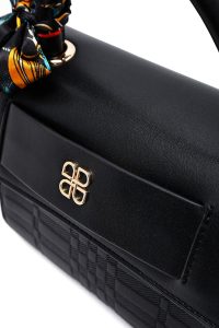 کیف کراس بادی زنانه مشکی بلند چاپی دری مد