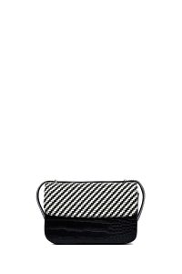 کیف کراس بادی زنانه مشکی بلند چاپی دری مد