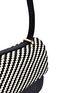 کیف کراس بادی زنانه مشکی بلند چاپی دری مد