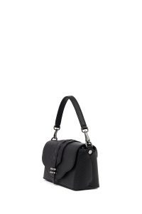 کیف کراس بادی زنانه مشکی بلند چرمی دری مد