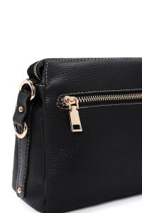 کیف کراس بادی زنانه مشکی بلند کروکو کراس‌بادی دری مد