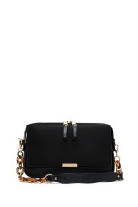 کیف کراس بادی زنانه مشکی بند زنجیری سوئیت کراس‌بادی دری مد