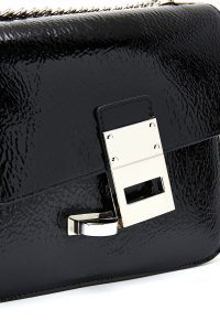 کیف کراس بادی زنانه مشکی زنجیر دار روگان مجلسی دری مد