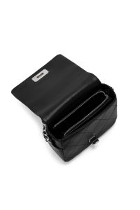 کیف کراس بادی زنانه مشکی زنجیر دار لحافی مینی دری مد