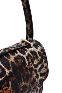 کیف کراس بادی زنانه پلنگی بلند طرح‌دار دری مد