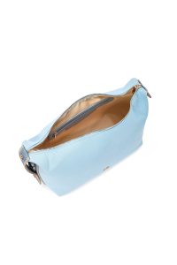 کیف کراس بادی زنانه چرم آبی بند بلند دری مد