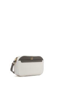 کیف کراس بادی زنانه چرم سفید بند بلند دری مد