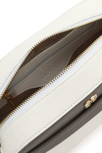 کیف کراس بادی زنانه چرم سفید بند بلند دری مد