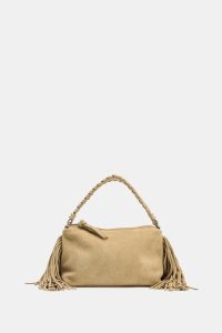 کیف کراس‌بادی زنانه جیر ریش‌دار کوچک زارا – ZARA
