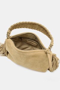 کیف کراس‌بادی زنانه جیر ریش‌دار کوچک زارا – ZARA