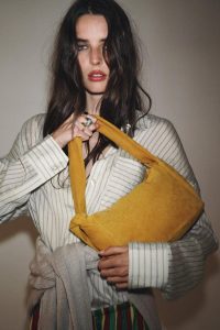 کیف کراس‌بادی زنانه جیر چرمی زارا – ZARA