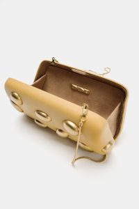 کیف کلاچ زنانه با تزئینات فلزی زارا – ZARA