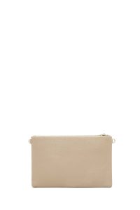 کیف کلاچ زنانه بژ بند بلند زنجیری دری مد