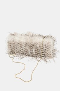 کیف کلاچ زنانه خز مصنوعی زارا – ZARA