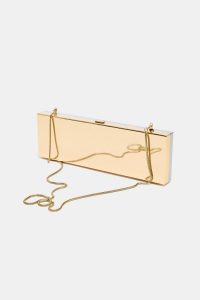کیف کلاچ زنانه فلزی سخت زارا – ZARA
