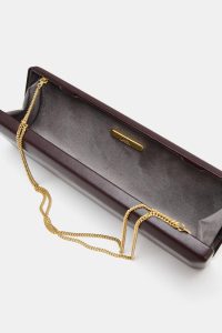 کیف کلاچ زنانه مستطیلی سخت زارا – ZARA