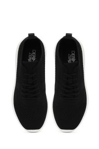 Derimod Zero کتونی زنانه مشکی بنددار با زیره ضخیم