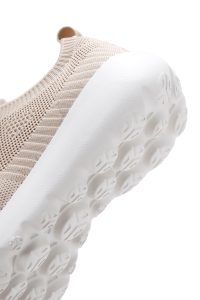 Derimod Zero کتونی زنونه بژ بنددار با زیره ضخیم