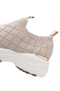 Derimod Zero کتونی زنونه بژ طرحدار با زیره ضخیم