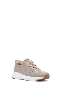 Derimod Zero کتونی مردانه پارچه‌ای بژ زیره ضخیم