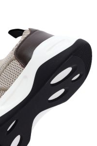 Derimod Zero کتونی مردانه پارچه‌ای بژ زیره ضخیم