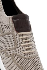 Derimod Zero کتونی مردانه پارچه‌ای بژ زیره ضخیم