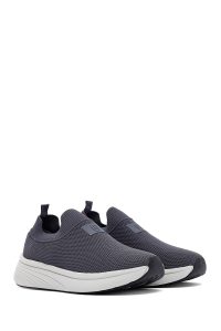 Derimod Zero کتونی مردانه پارچه‌ای طوسی زیره ضخیم