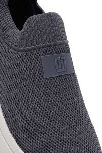 Derimod Zero کتونی مردانه پارچه‌ای طوسی زیره ضخیم