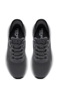 Derimod Zero کتونی مردانه پارچه‌ای طوسی زیره ضخیم