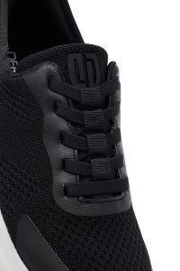 Derimod Zero کتونی مردانه پارچه‌ای مشکی زیره ضخیم