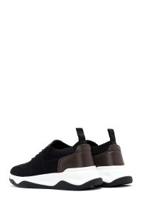 Derimod Zero کتونی مردانه پارچه‌ای مشکی زیره ضخیم