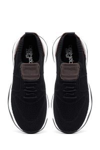 Derimod Zero کتونی مردانه پارچه‌ای مشکی زیره ضخیم