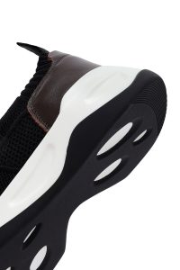 Derimod Zero کتونی مردانه پارچه‌ای مشکی زیره ضخیم