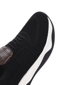 Derimod Zero کتونی مردانه پارچه‌ای مشکی زیره ضخیم