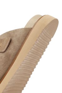 Kadın Vizon Süet Deri Terlik