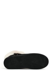 بوت تدی جیر زنانه مشکی لژدار دری مد