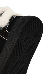 بوت تدی جیر زنانه مشکی لژدار دری مد