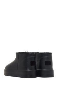 بوت زنانه تدی خزدار مشکی دری مد