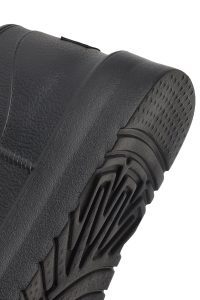 بوت زنانه تدی خزدار مشکی دری مد