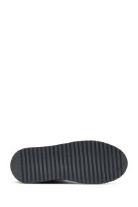 بوت نبوک مردانه مشکی بندی دری‌مد